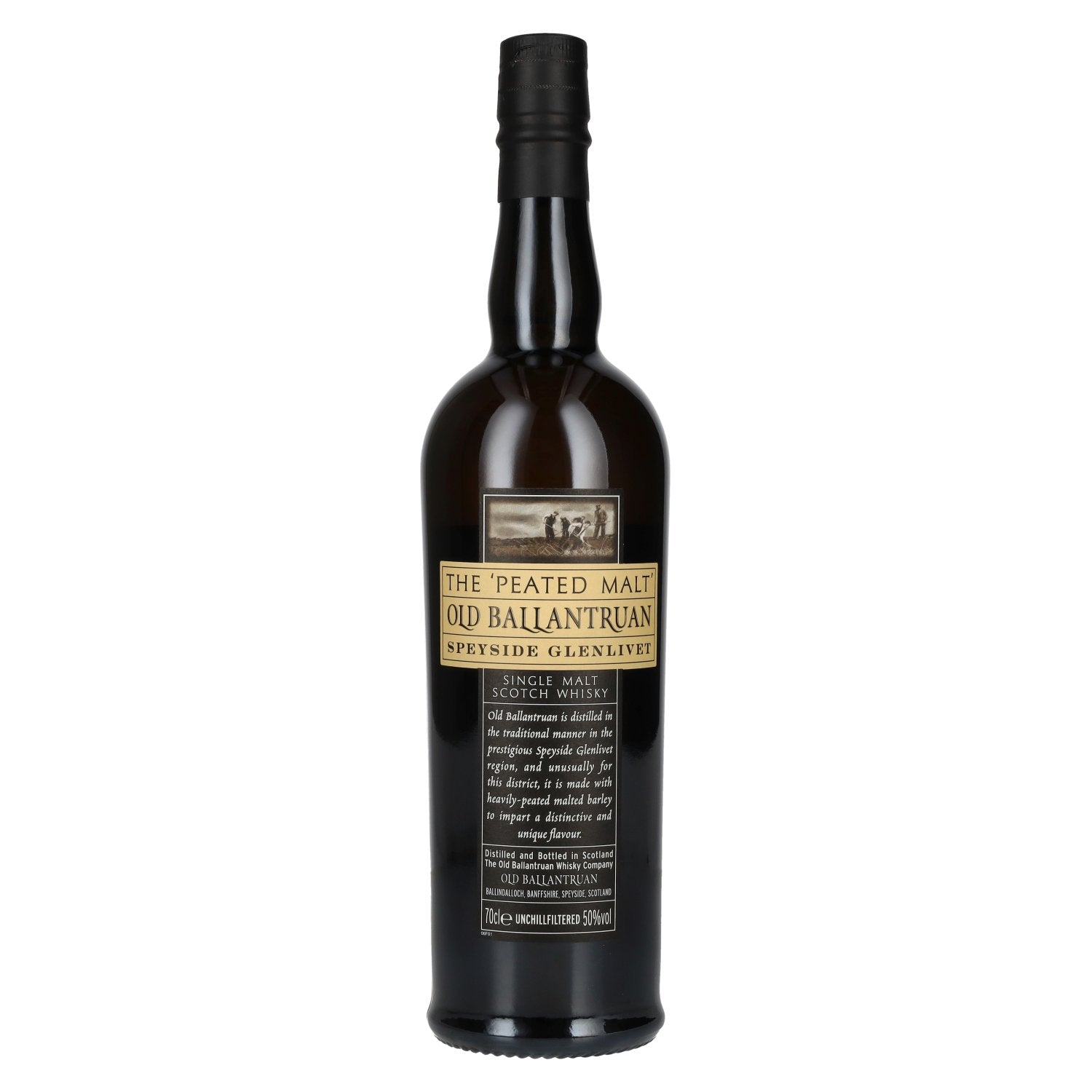 Old Ballantruan the PEATED MALT Unchillfiltered 50% vol. 0,7l