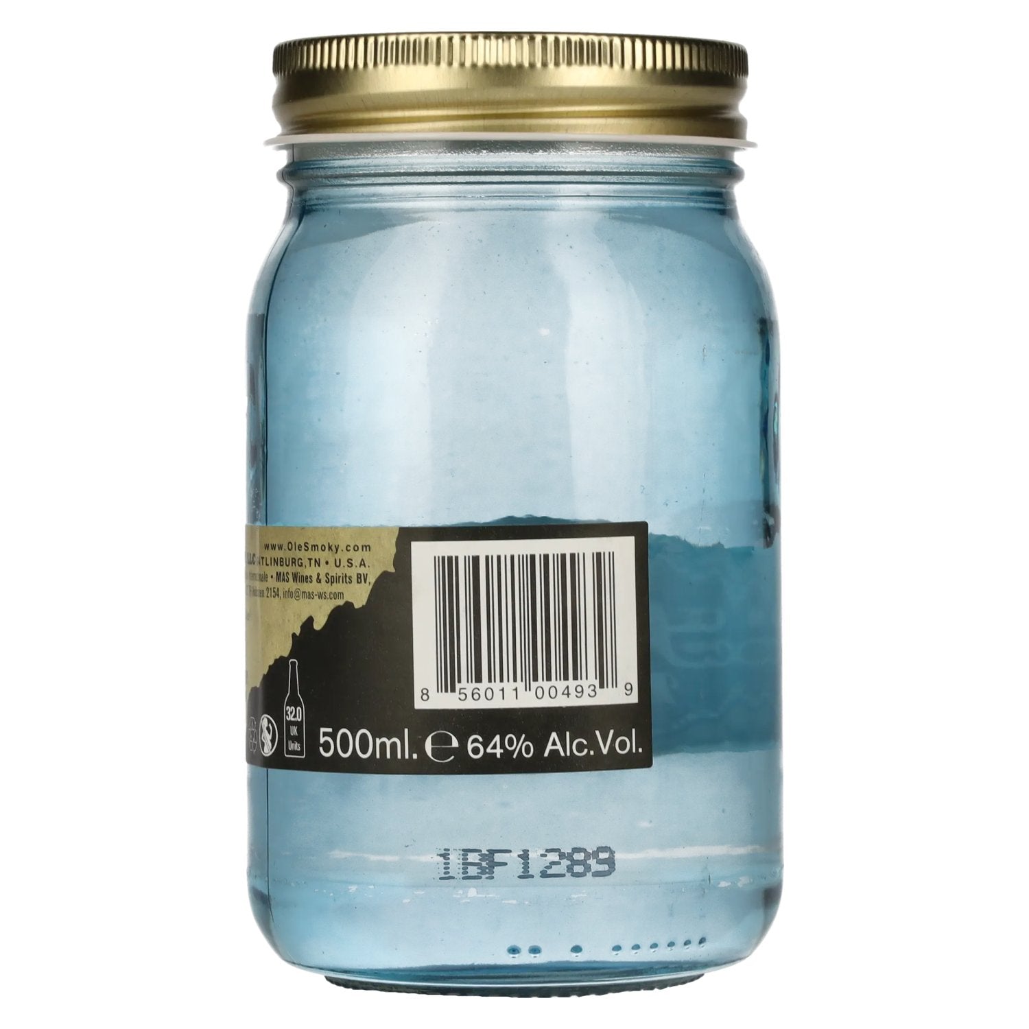 Ole Smoky Tennessee Moonshine BLUE FLAME Premium Spirit Drink 64% Vol. 0,5l