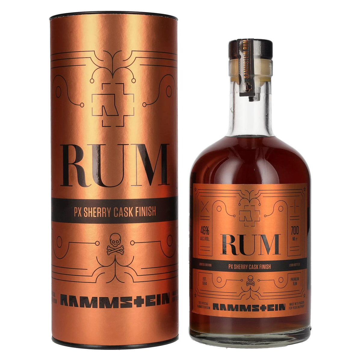 Rammstein Rum PX Sherry Cask Finish 46% vol. 0.7l in a gift box