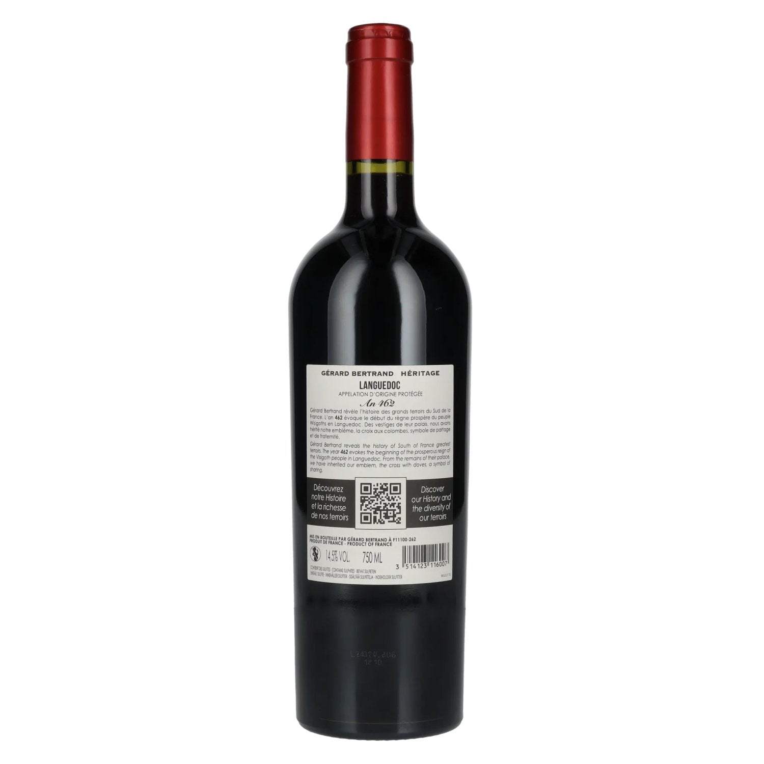 Gérard Bertrand Héritage An 462 Languedoc 2021 14,5% Vol. 0,75l