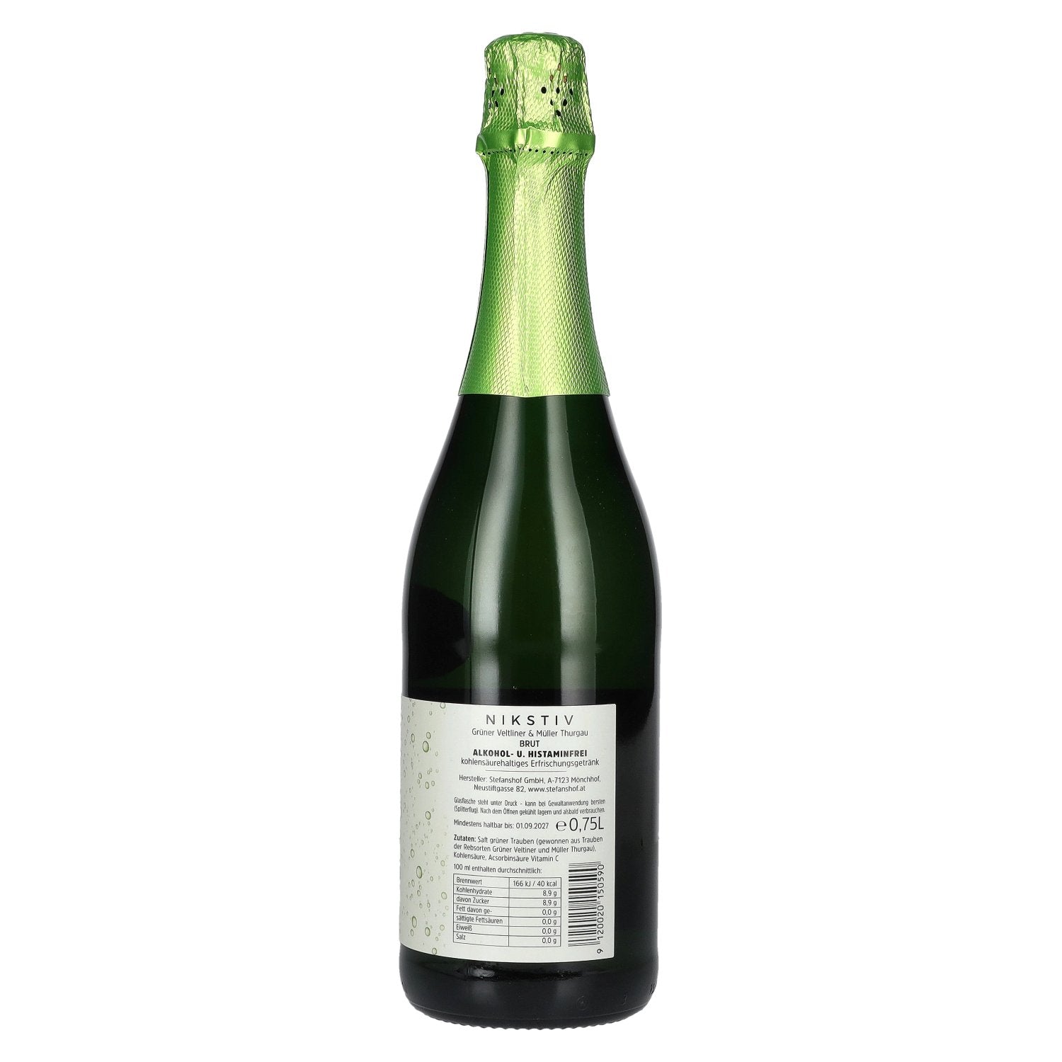 NikStiv Grüner Veltliner &amp; Müller Thurgau Brut Sans Alcool 0,75l