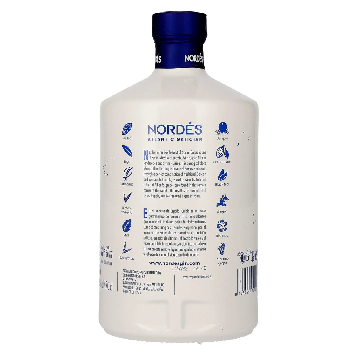Nordes Atlantic Galician Gin 40% vol. 0,7 l