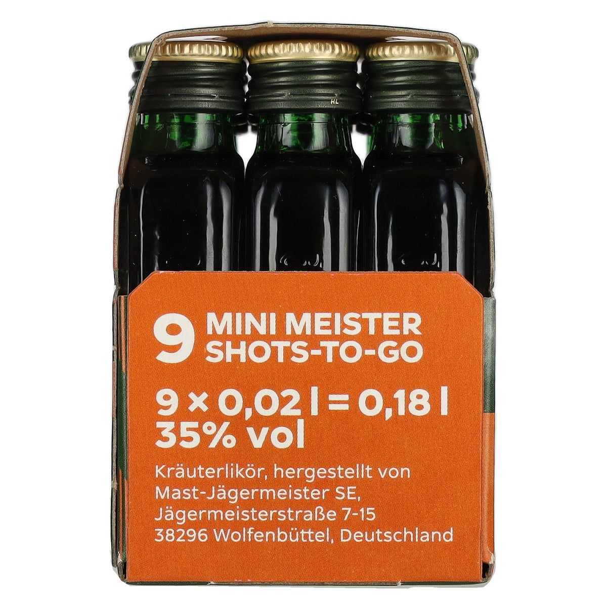 Jägermeister 9-JägerPack Kompliment Edition 35% vol. 9 x 0.02 l