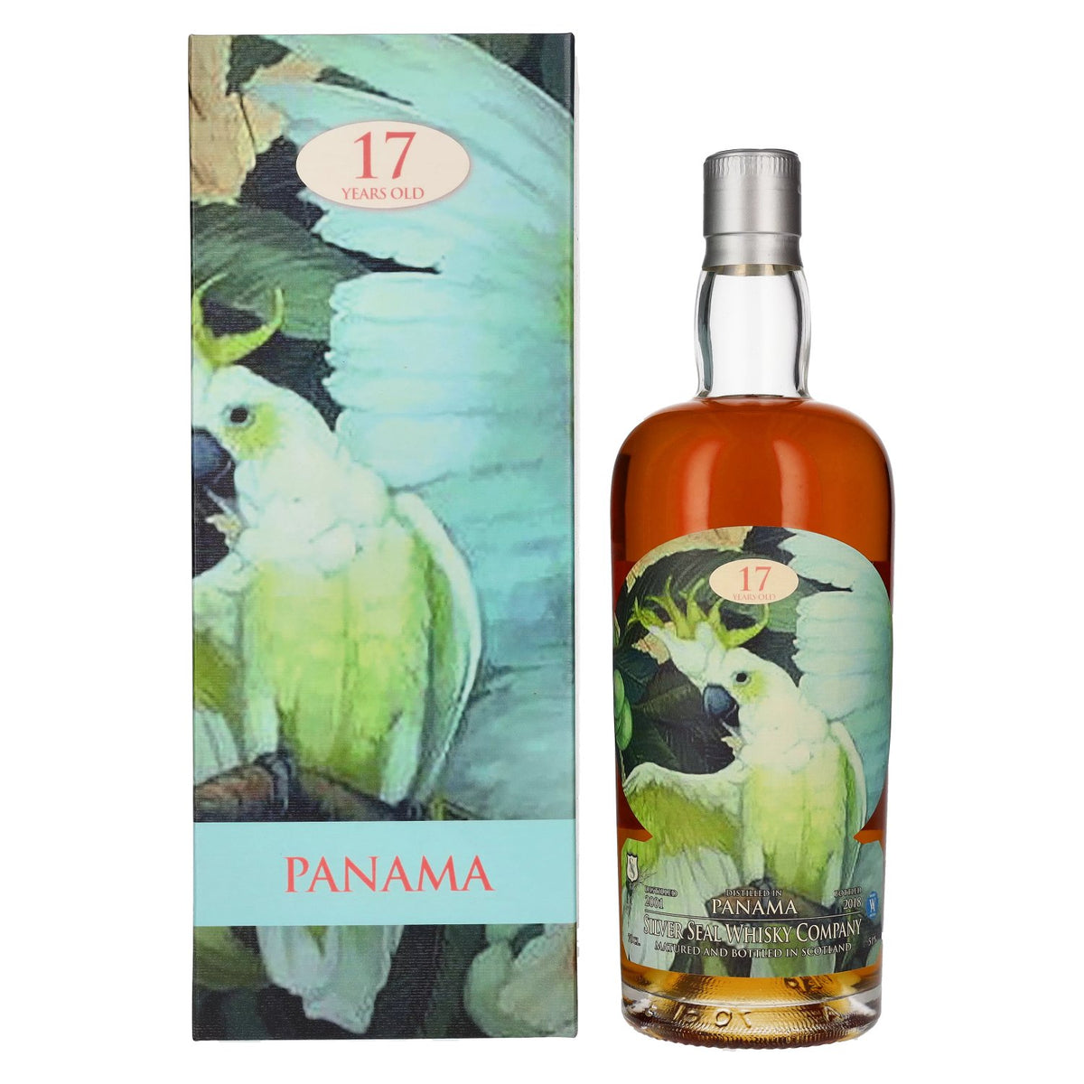 Silver Seal Panama Rum 17 ans d'âge 2001, 51 % vol., 0,7 l, dans un coffret cadeau