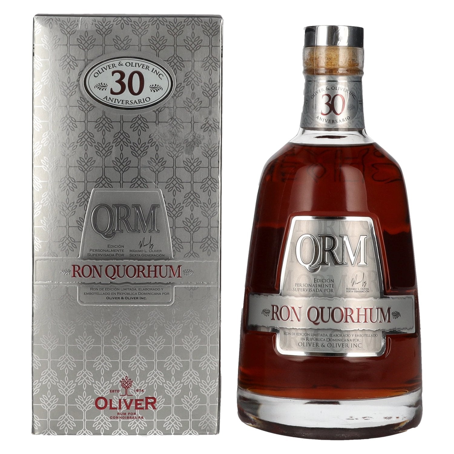 Ron Quorhum 30 Aniversario Old Vintage Rum 40% Vol. 0,7l in Geschenkbox