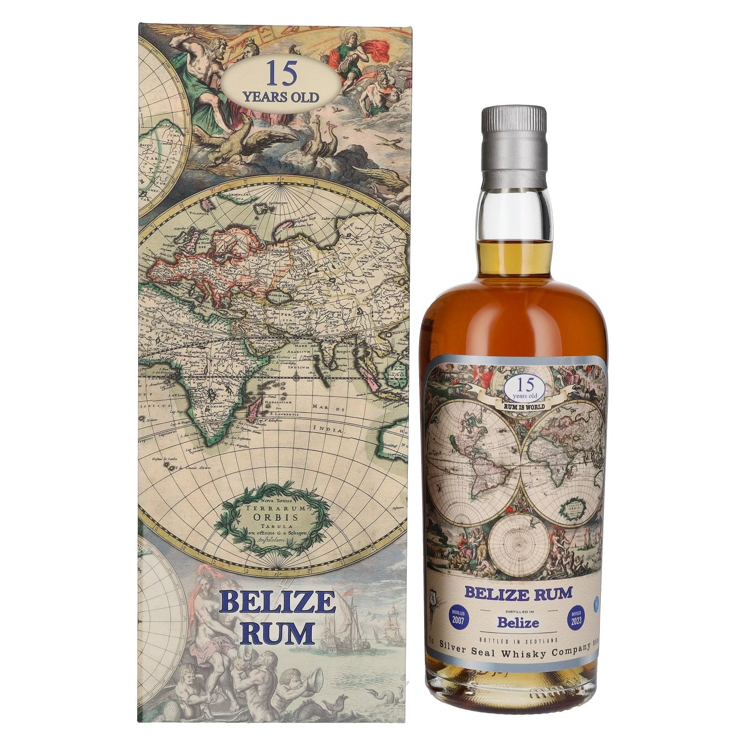 Silver Seal BELIZE Rum 15 Years Old 2007 51,5% Vol. 0,7l en boîte cadeau