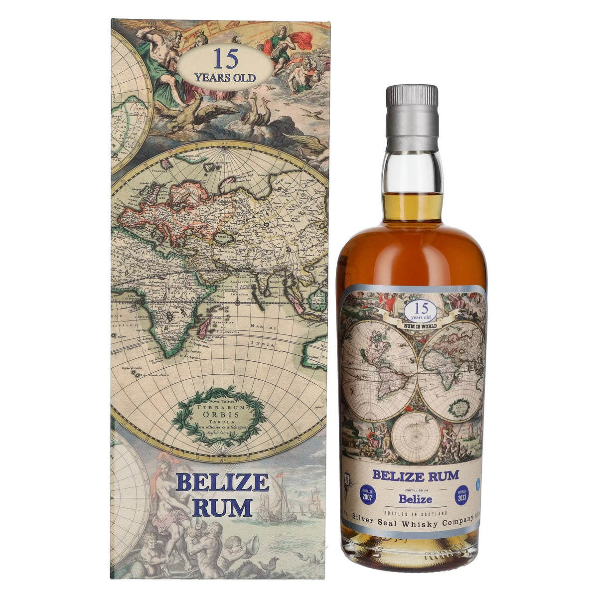Silver Seal BELIZE Rum 15 Years Old 2007 51,5% Vol. 0,7l in Geschenkbox