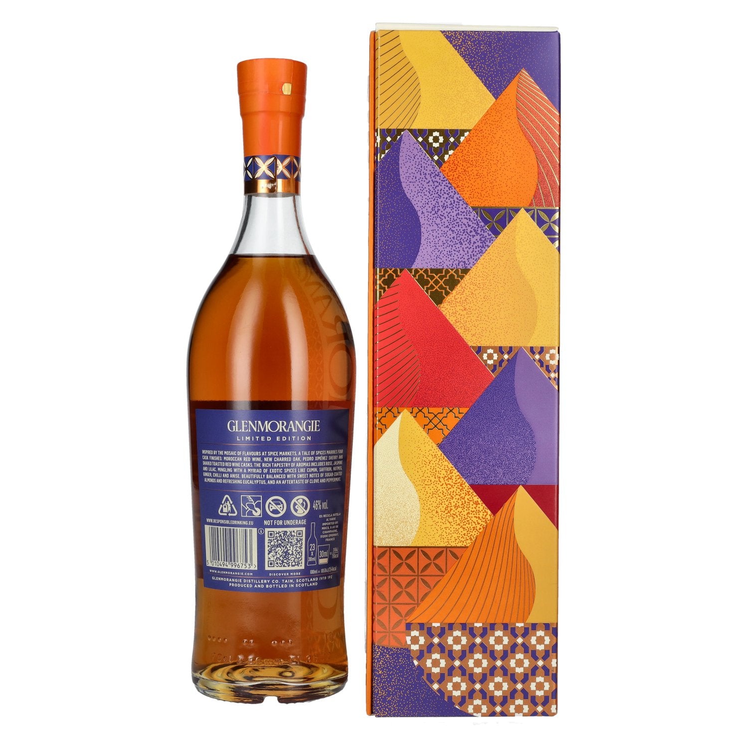 Glenmorangie A TALE OF SPICES Highland Single Malt Limited Edition 46% Vol. 0,7l en coffret cadeau