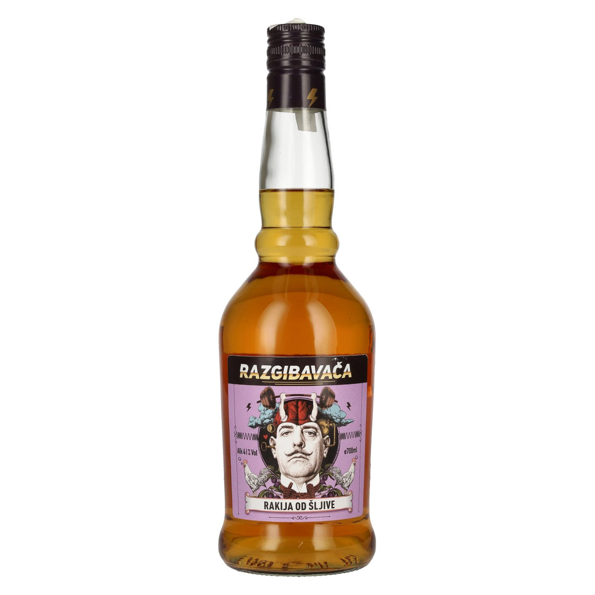 Razgibavača Rakija Od Šljive Pruimenschnaps 41% vol. 0,7 l