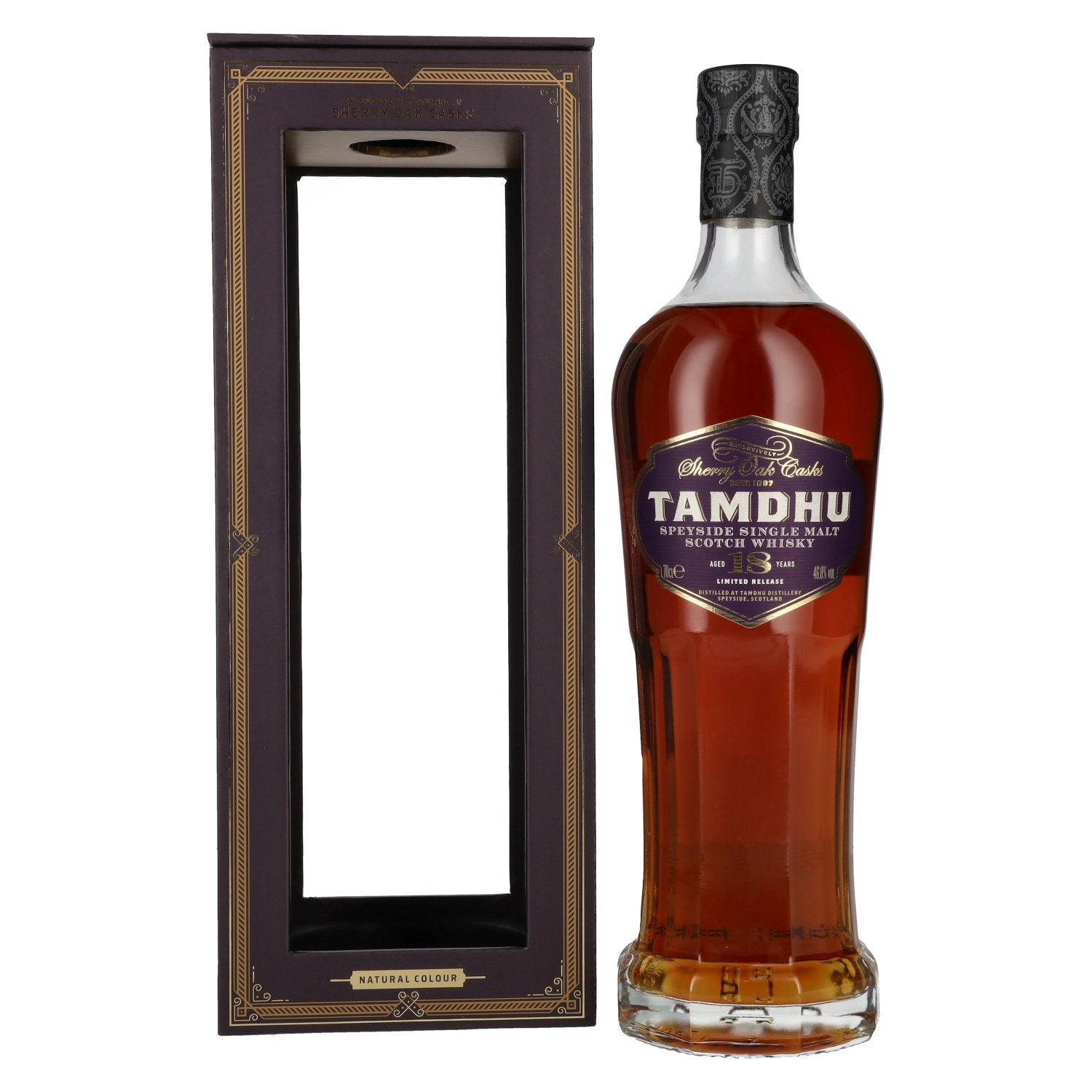 Tamdhu 18 Years Old Speyside Single Malt Limited Release 46,8% Vol. 0,7l en boîte cadeau