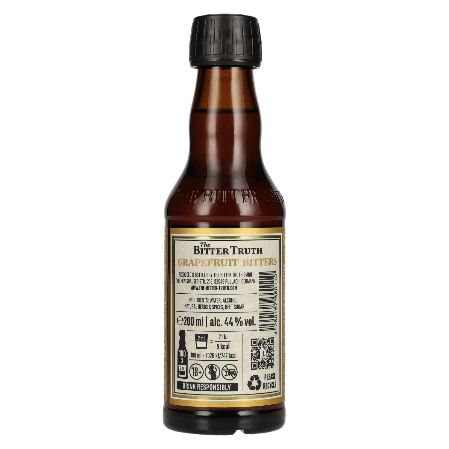 The Bitter Truth Grapefruit Bitters 44 % vol. 0,2 l