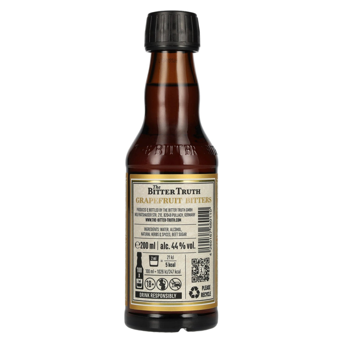 The Bitter Truth Grapefruit Bitters 44% vol. 0,2 l