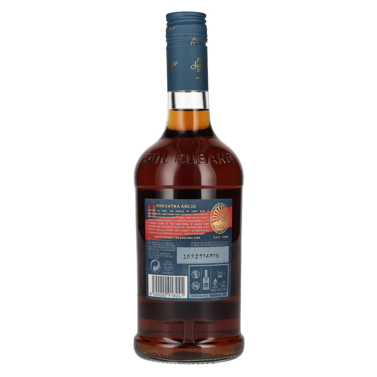 Ron Santiago de Cuba Ron Extra Añejo 11 Years D.O.P. Cuba 40% vol. 0.7 l