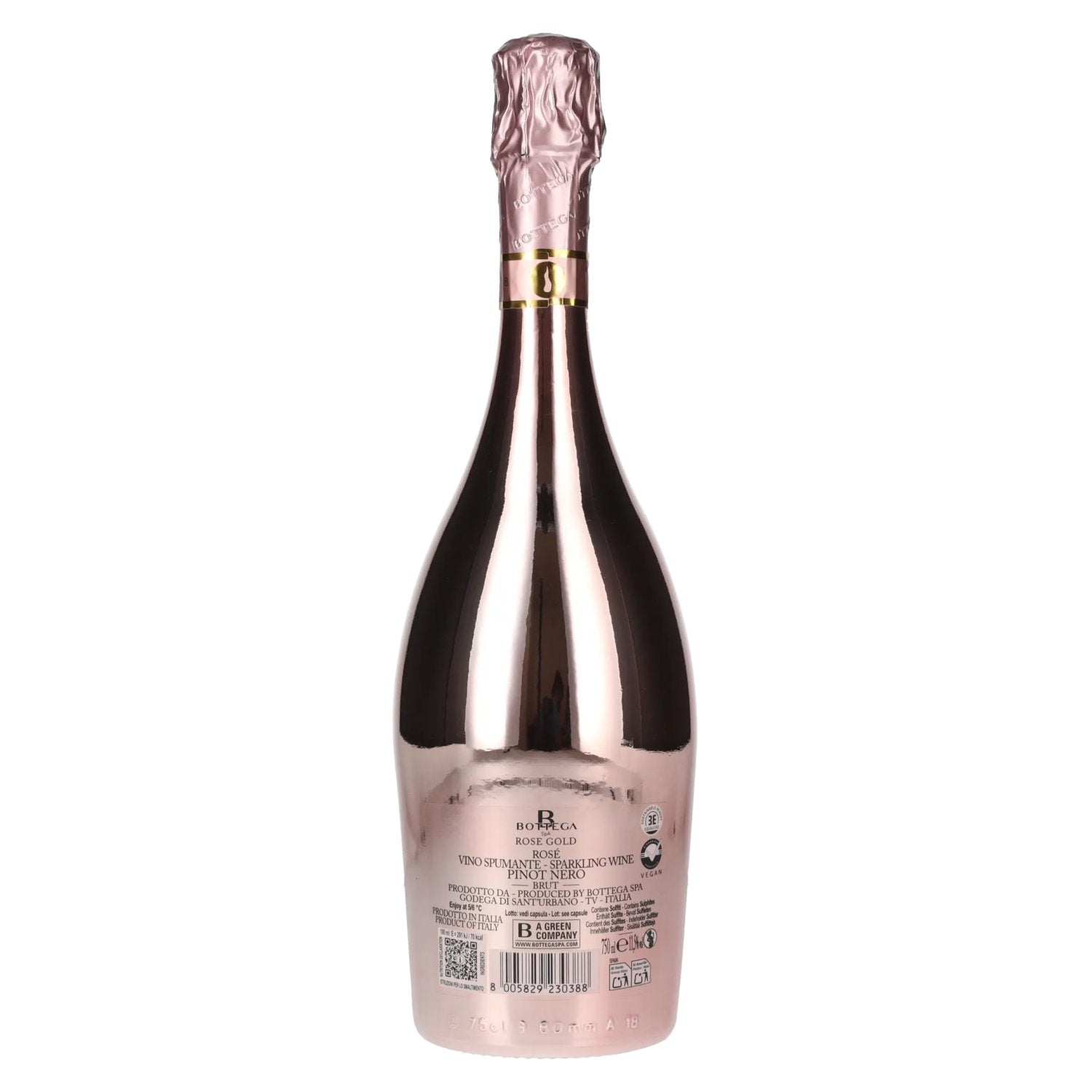 Bottega ROSE GOLD Vino Spumante Brut 2024 11,5% Vol. 0,75l