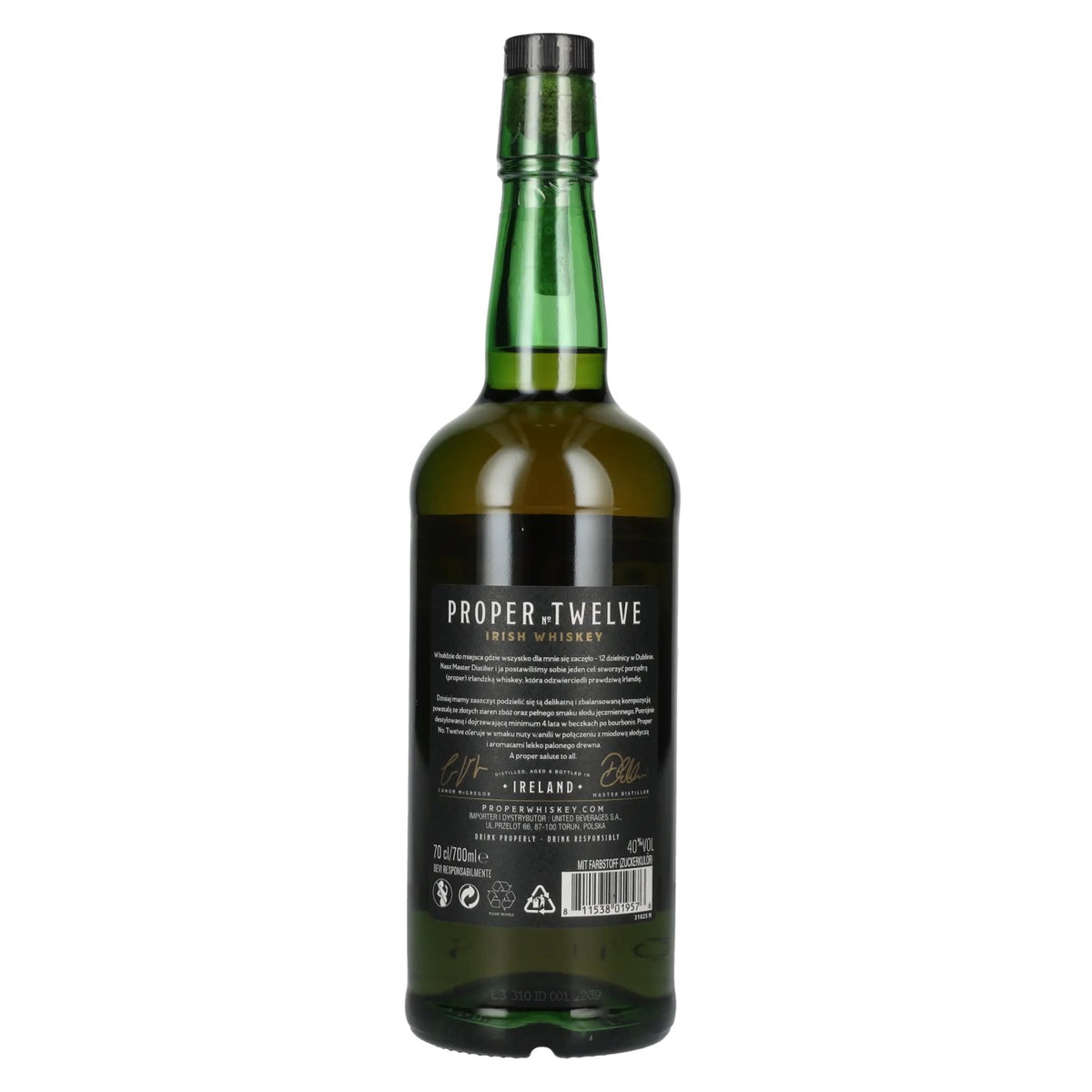 Proper No. Twelve Irish Whiskey 40% Vol. 0,7l