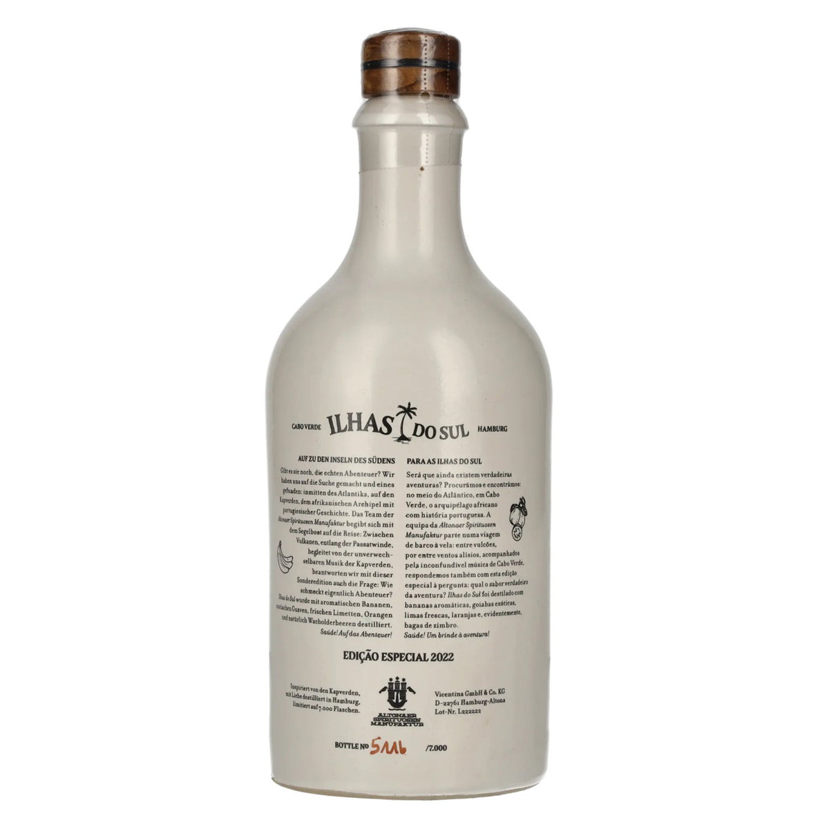 Gin Sul Ilhas Do Sul Dry Special Edition 2022 45% ABV 0.5l