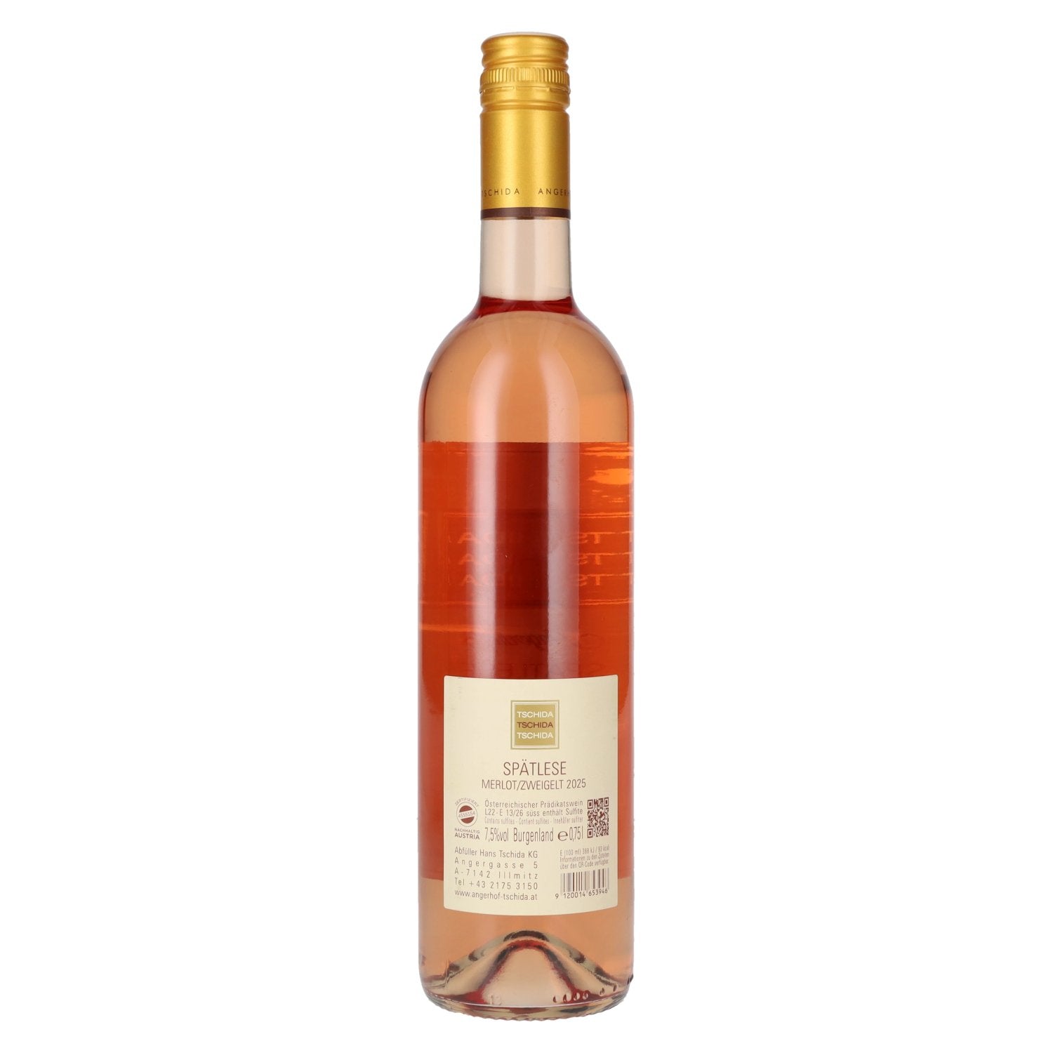 Tschida Angerhof Vendanges Tardives Rosé 2025 7,5% vol. 0,75l