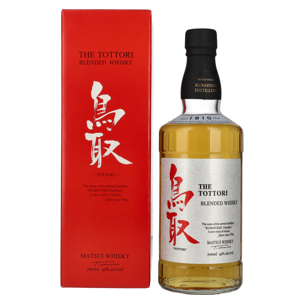 Matsui Whisky THE TOTTORI Blended Japanese Whisky 43% Vol. 0,7l in Geschenkbox