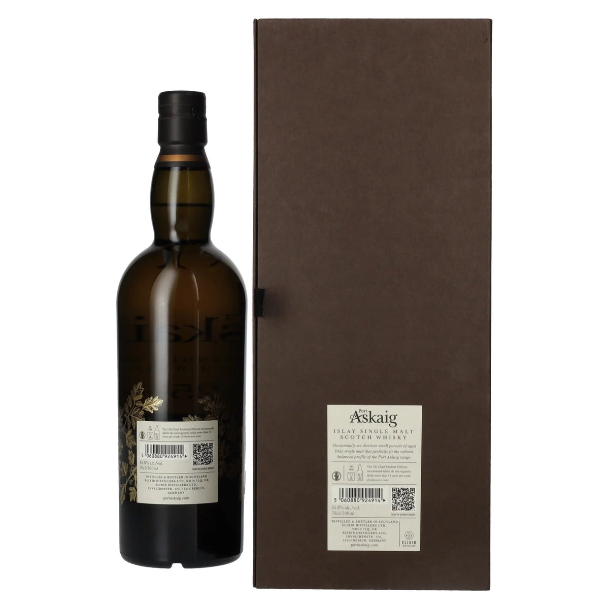 Port Askaig Islay 25 Years Old Islay Single Malt Scotch Whisky 45,8% vol. 0,7 l in geschenkverpakking