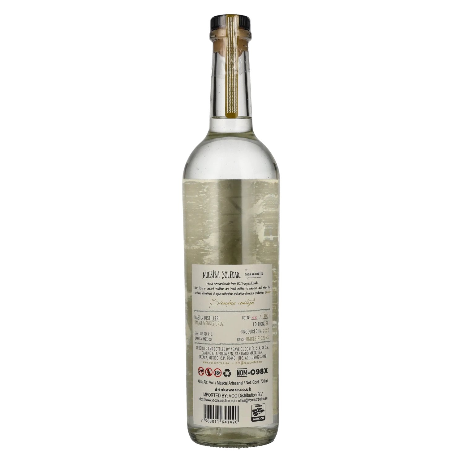 Nuestra Soledad Mezcal Joven SAN LUIS DEL RIO 48% Vol. 0,7l