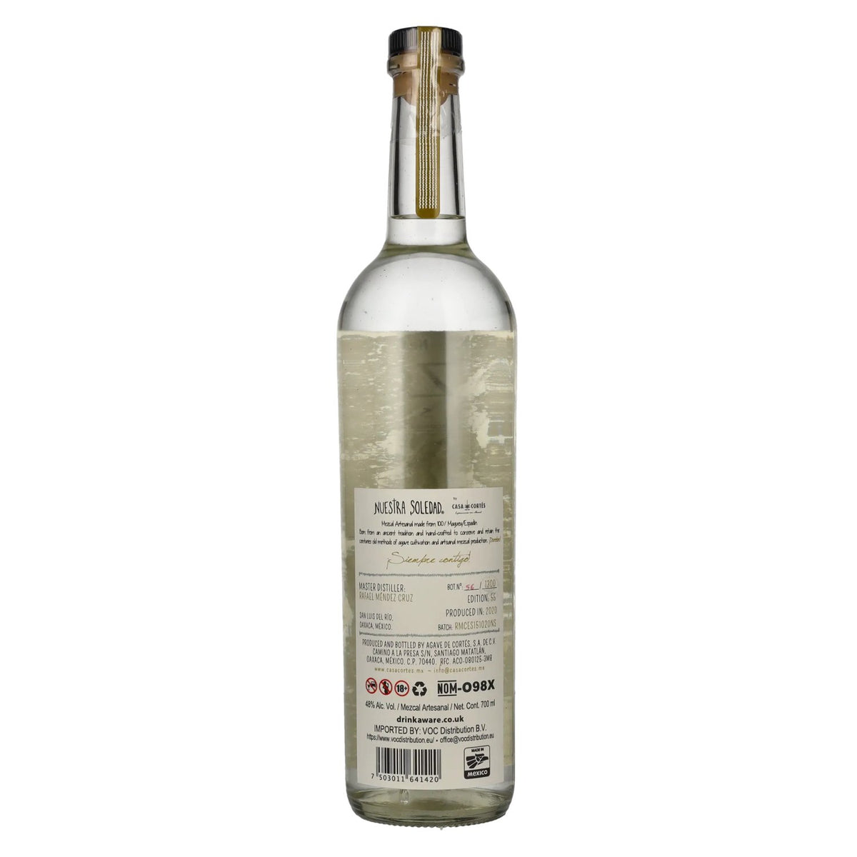 Nuestra Soledad Mezcal Joven SAN LUIS DEL RIO 48 % vol. 0,7 l