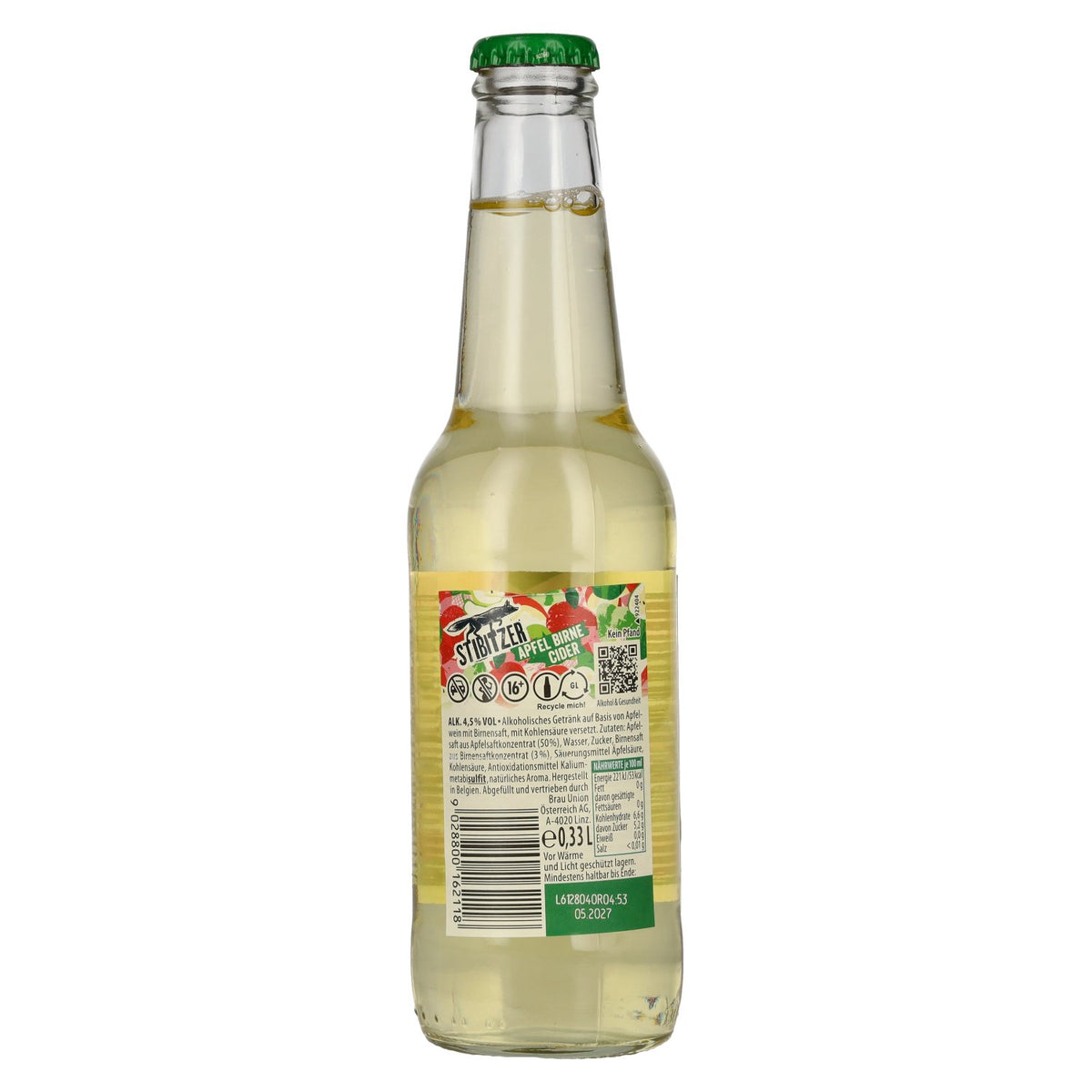 Stibitzer Apfel Birne Cider 4,5% Vol. 0,33l
