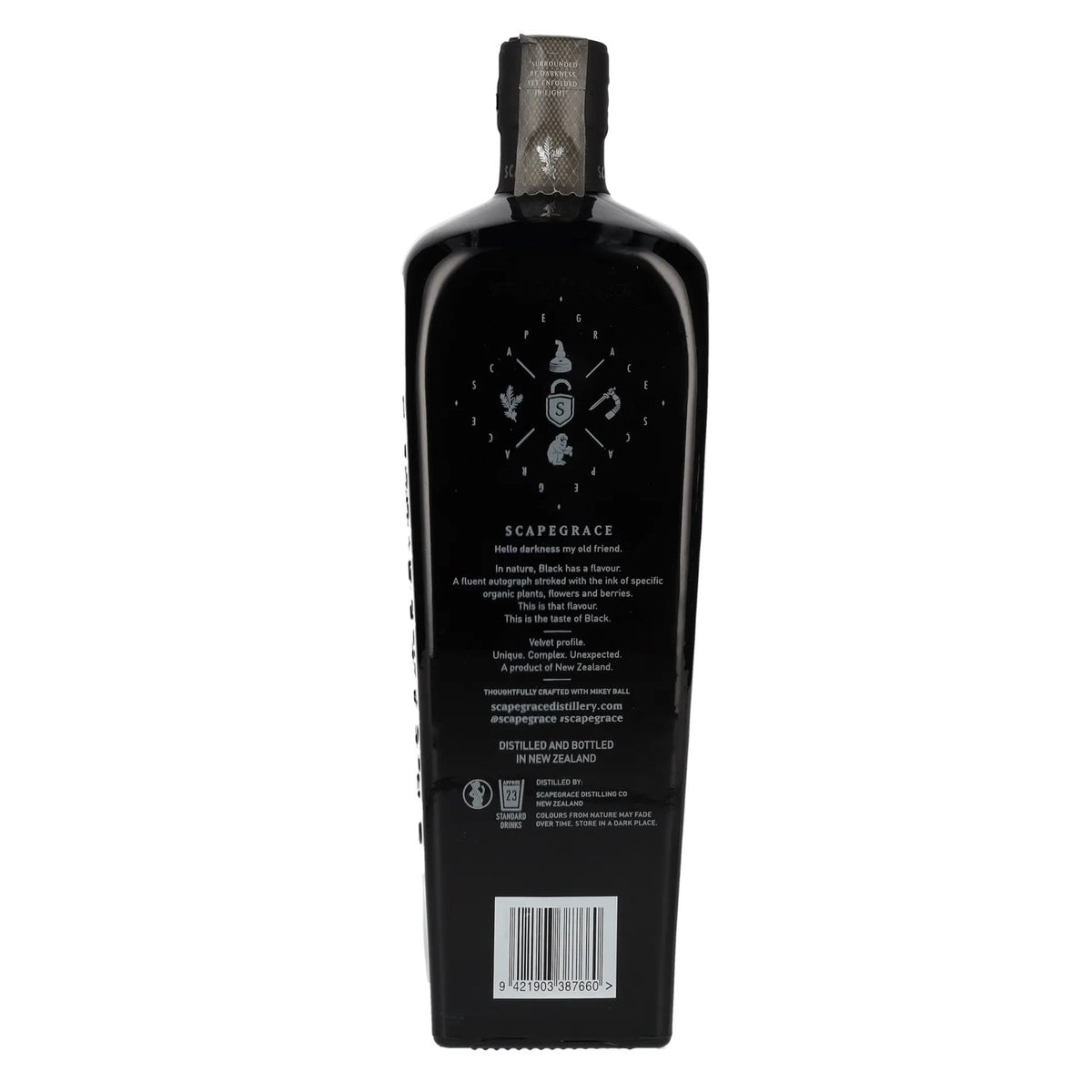 Scapegrace BLACK Premium Dry Gin 41,6 % vol. 0,7 l