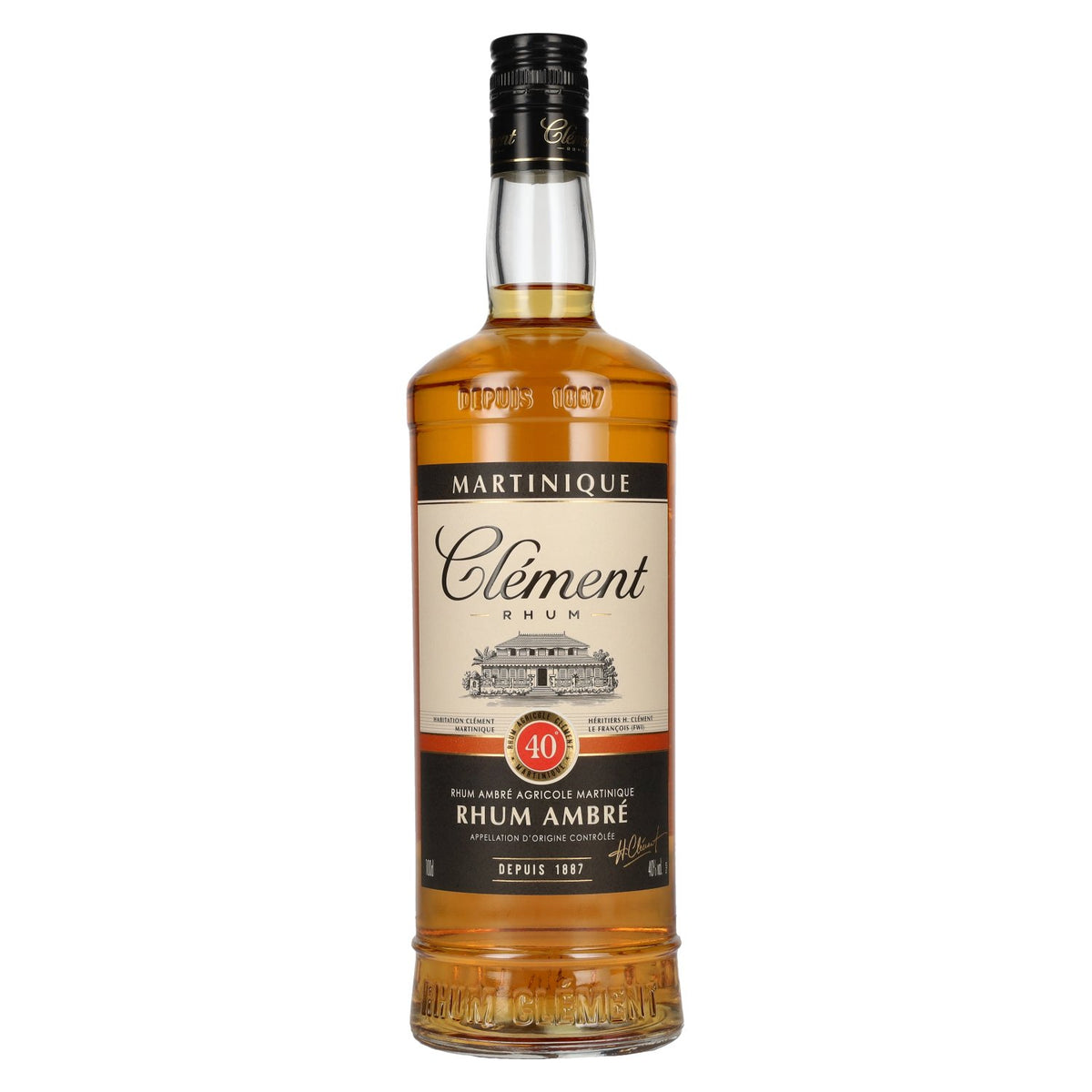 Clément Rhum Agricole Ambré 40% Vol. 1l