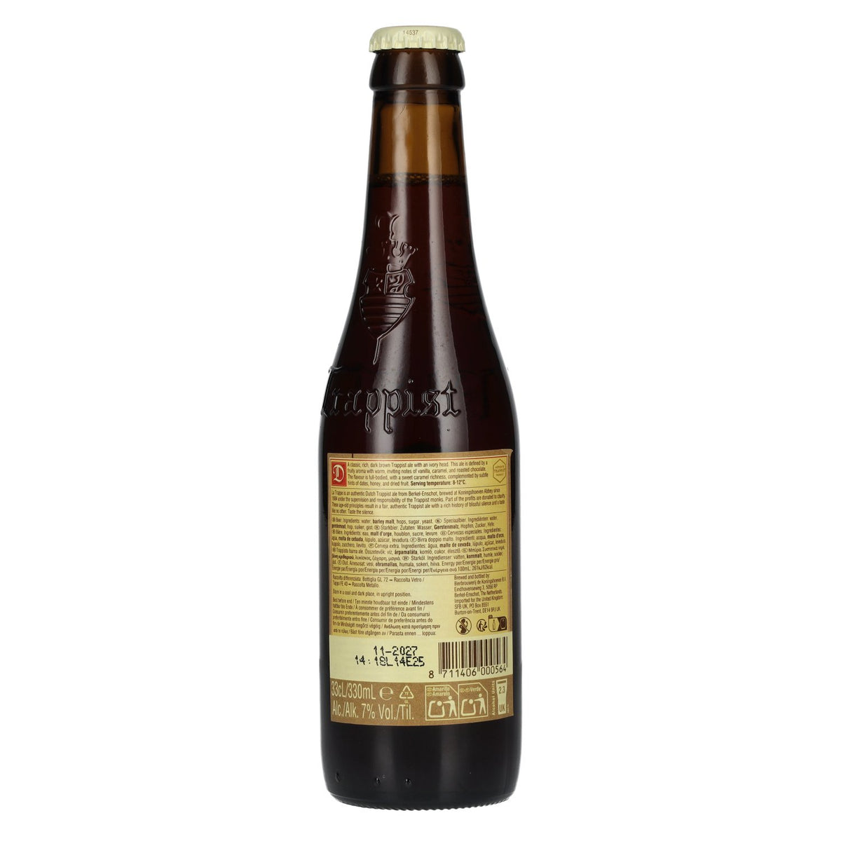 La Trappe Trappist Dubbel 7% ABV 24 x 0.33 l