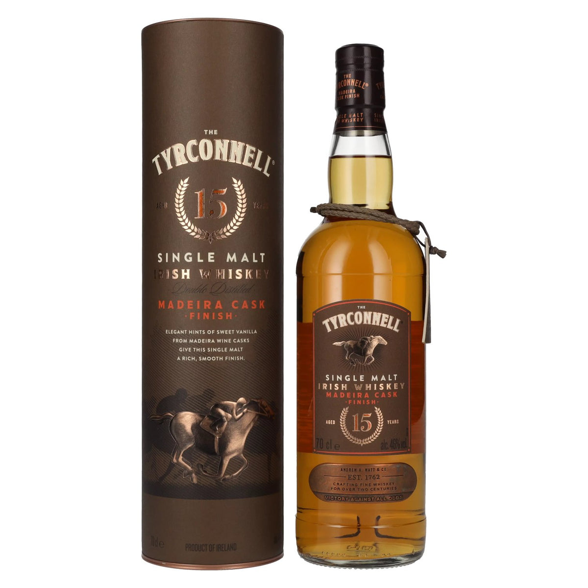 The Tyrconnell 15 Years Old Madeira Cask 46% ABV 0.7l in a gift box