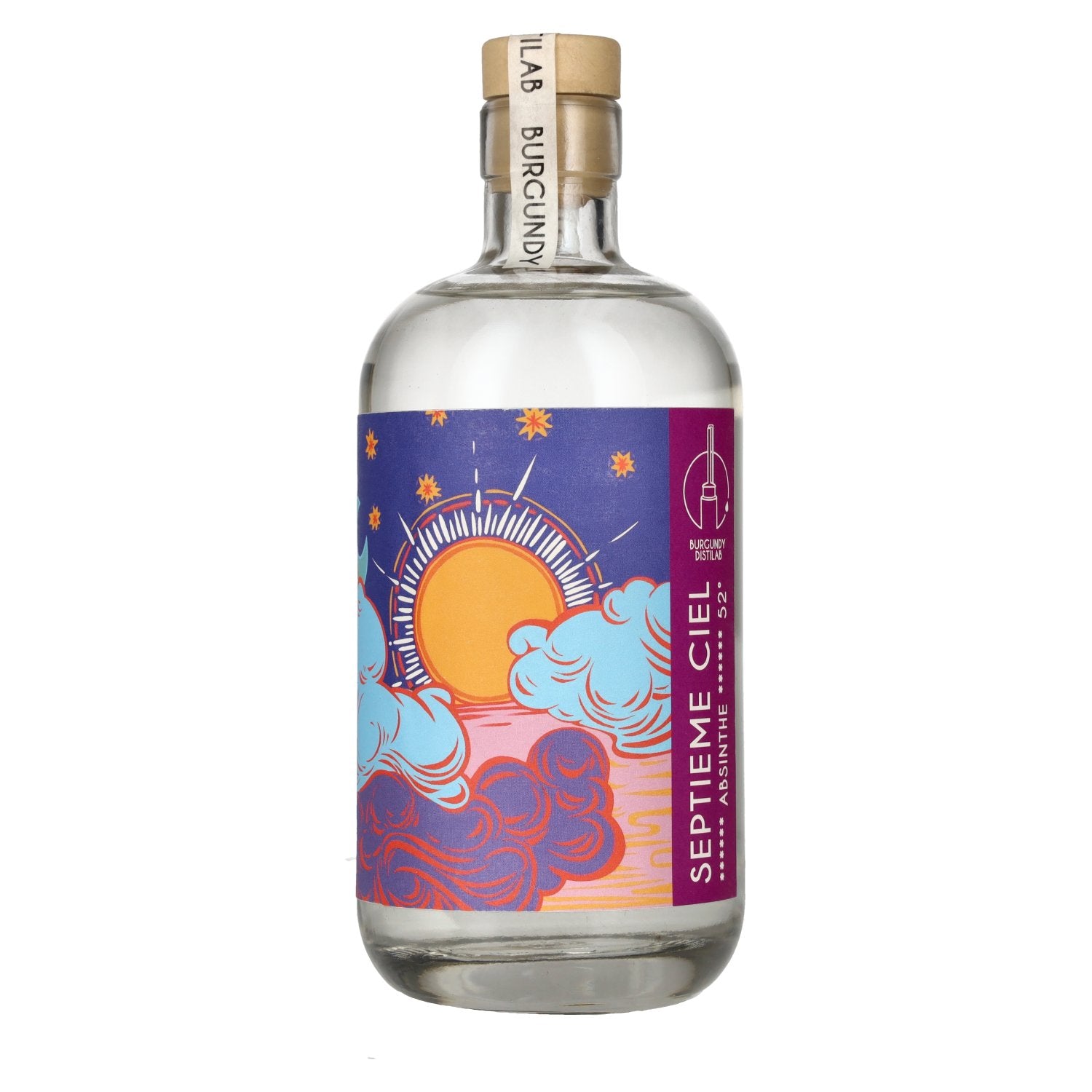 Burgundy Distilab Absinth Septième Ciel 52% Vol. 0,5l