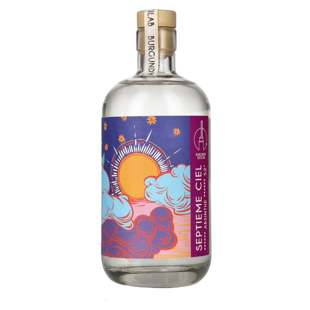 Burgundy Distilab Absinth Septième Ciel 52% Vol. 0,5l