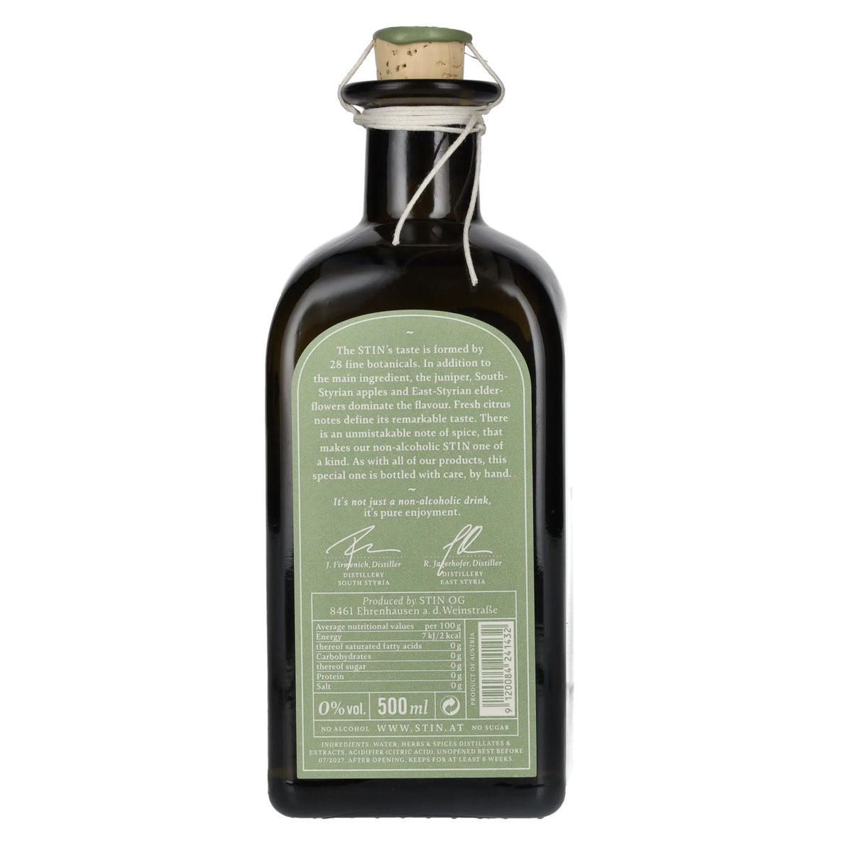 The STIN Distilled Spice sans alcool 0,5 l
