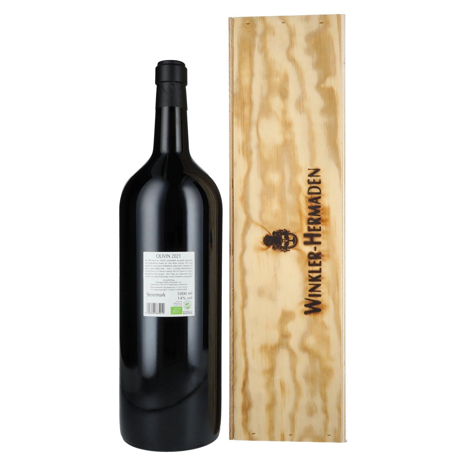 Winkler-Hermaden Olivin 2021 14% Vol. 5l in wooden box