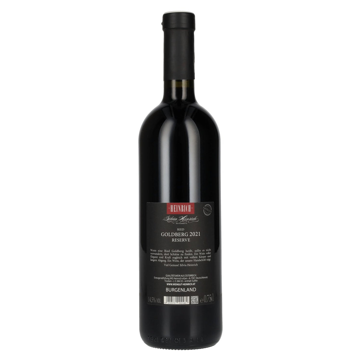 Heinrich Goldberg Ried Reserve 2021 14,5% Vol. 0,75l
