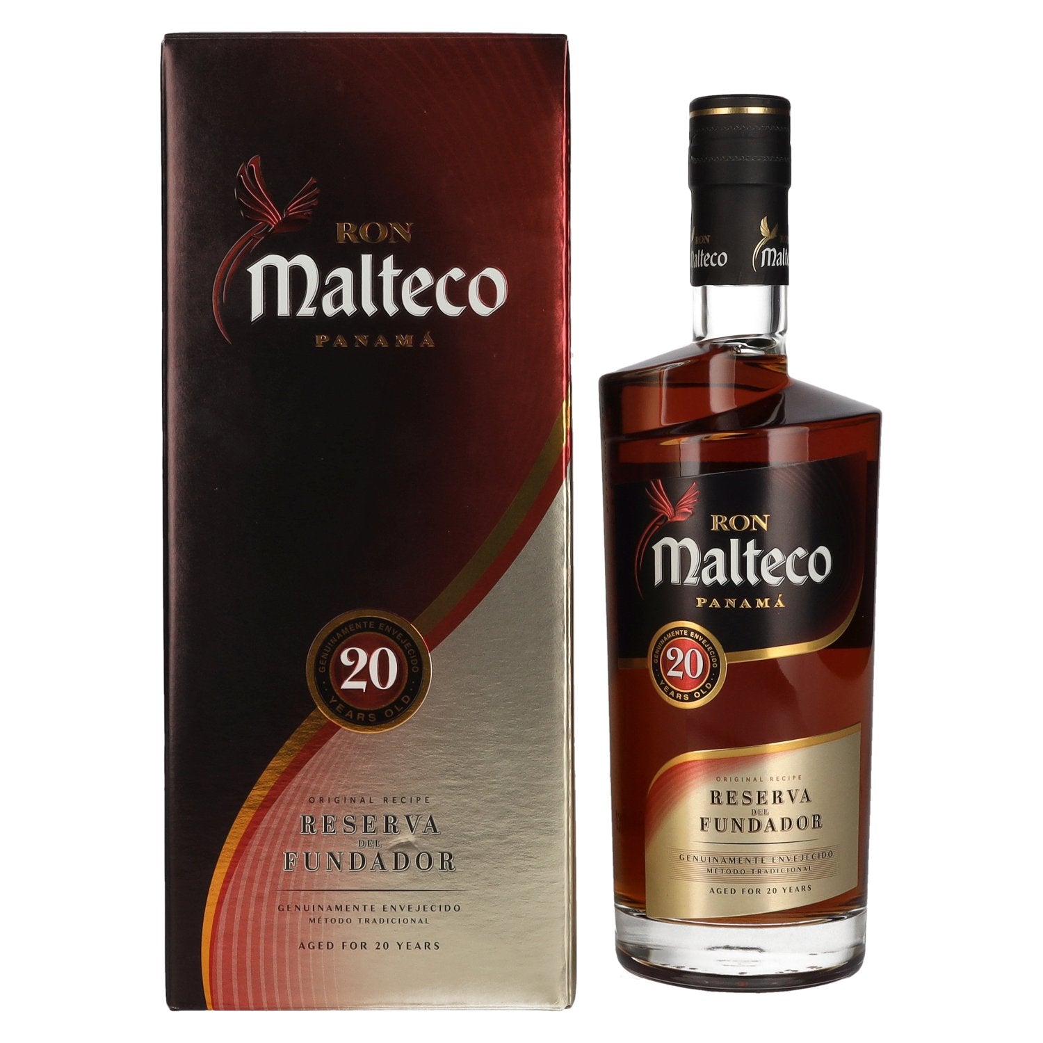 Ron Malteco 20 Años Reserva del Fundador 40% Vol. 0,7l in gift box