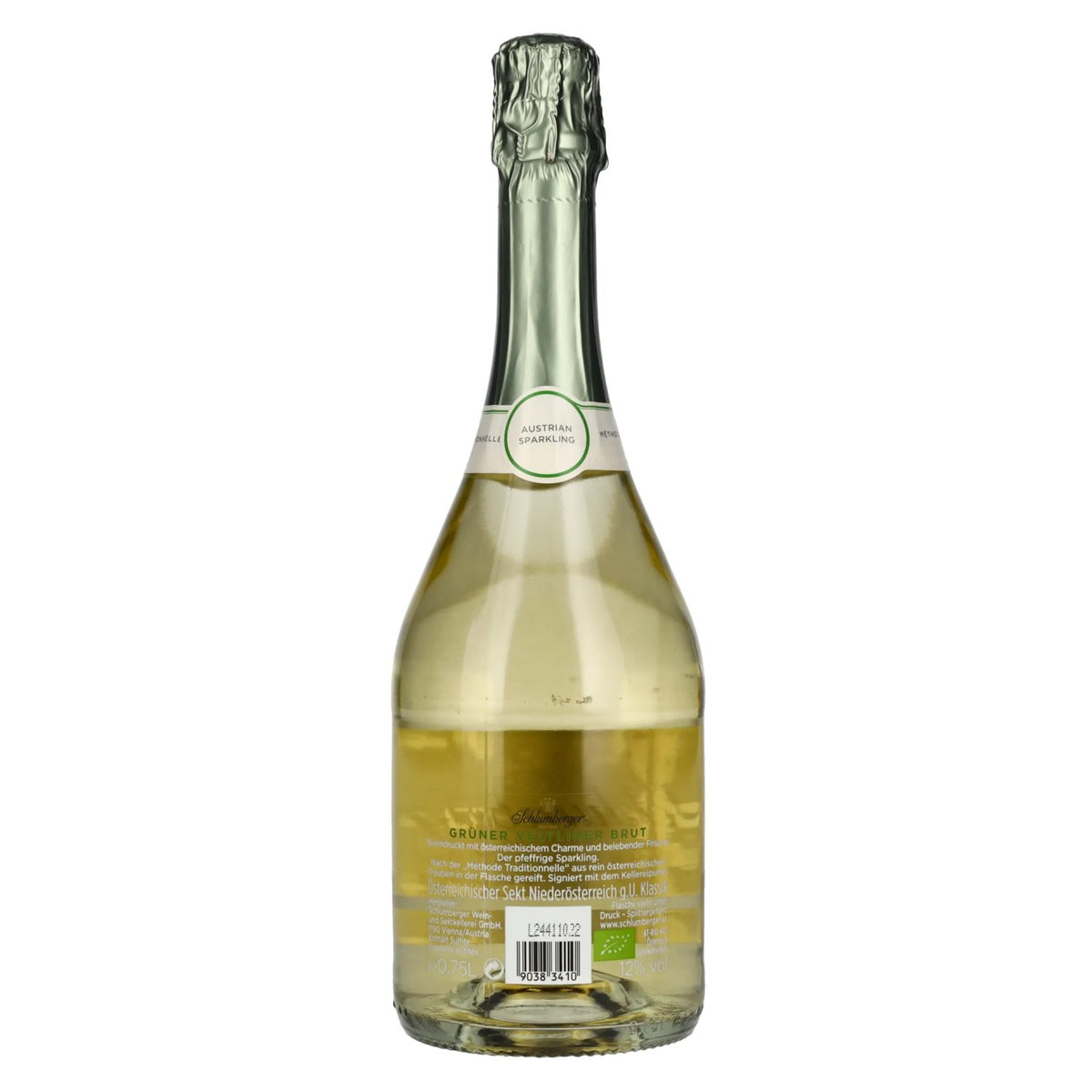 Schlumberger GREEN VELTLINER Brut ORGANIC 12% vol. 0.75 l