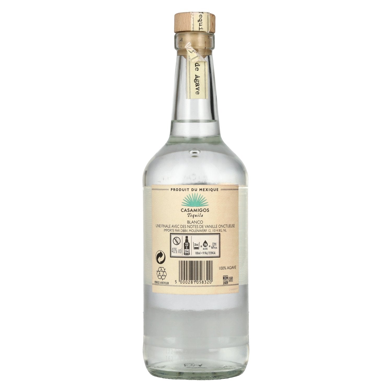 Casamigos Tequila Blanco 100% Agave Azul 40% Vol. 0,7l