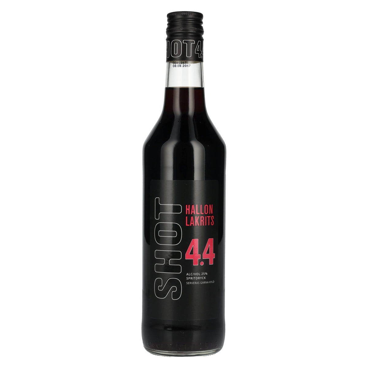 Shot 4.4 Framboise-réglisse 25 % vol. 0,5 l