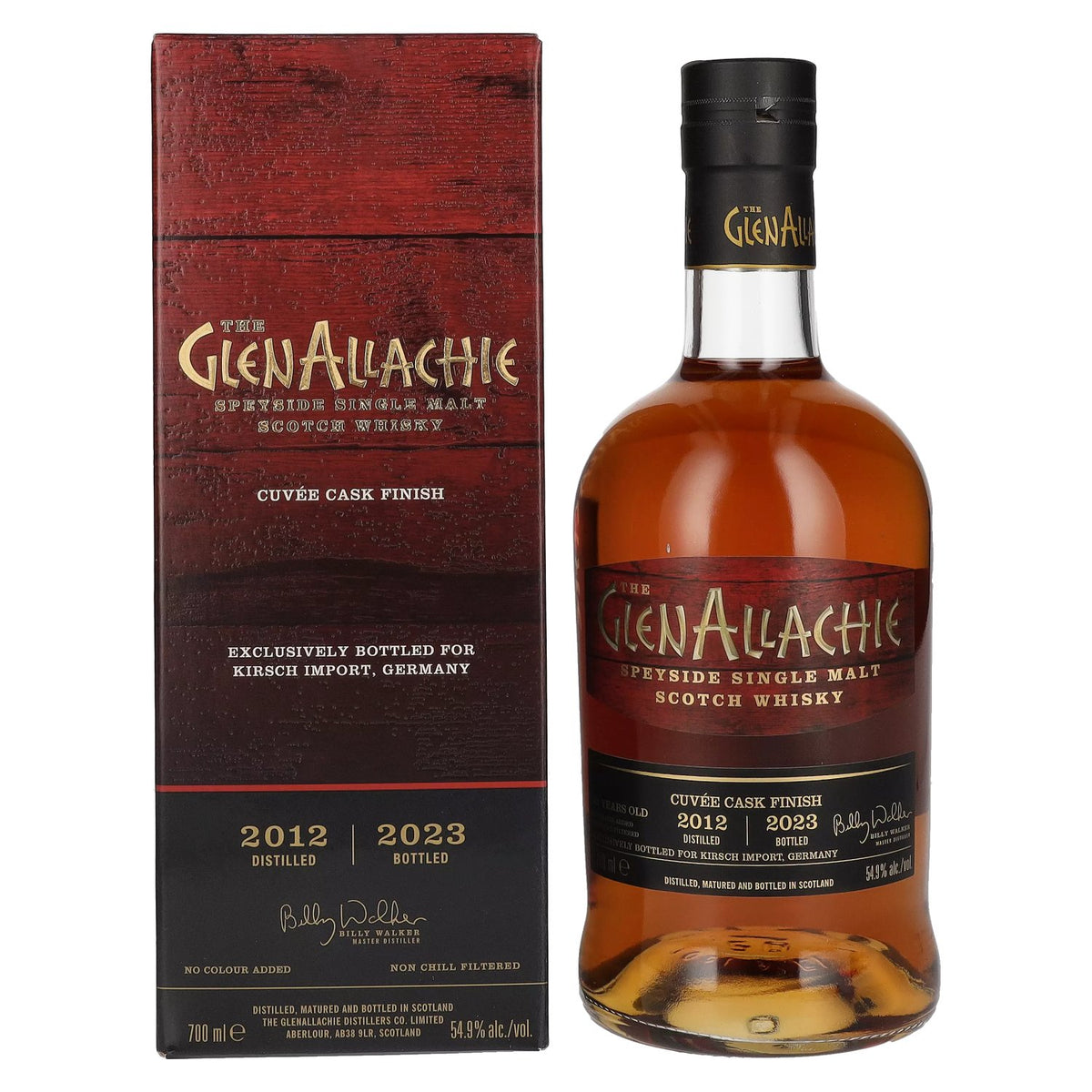 The GlenAllachie 10 Years Old Cuvée Cask Finish 2012 54,9% Vol. 0,7l in Geschenkbox