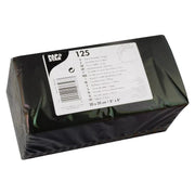 Cocktail servetten zwart 20x20 cm 125 stuks