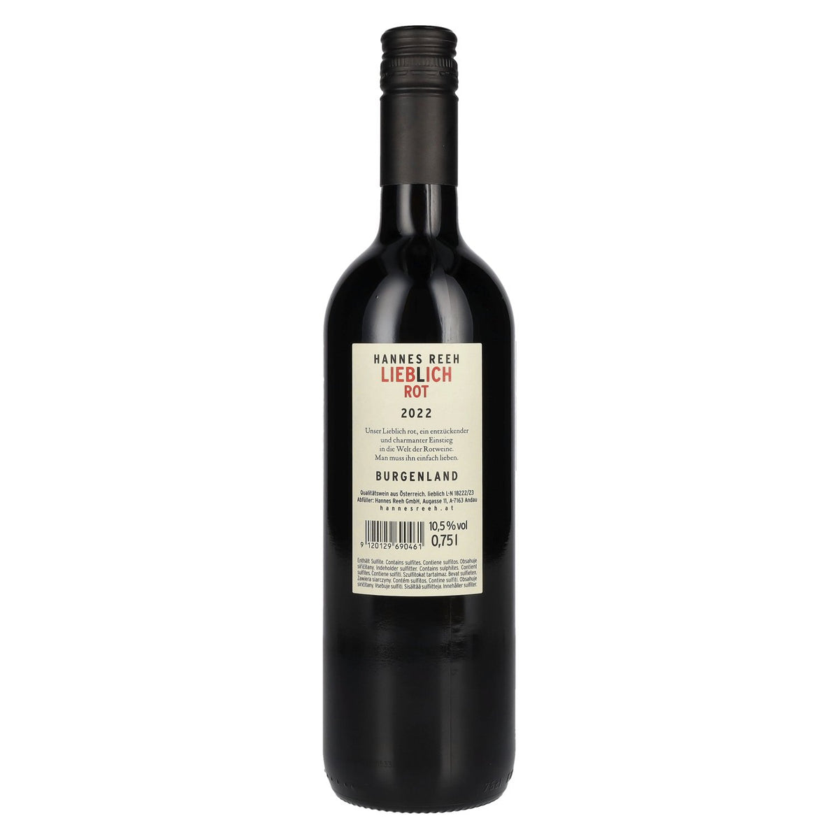 Hannes Reeh Lieblich Rood 2022 10,5% vol. 0,75 l