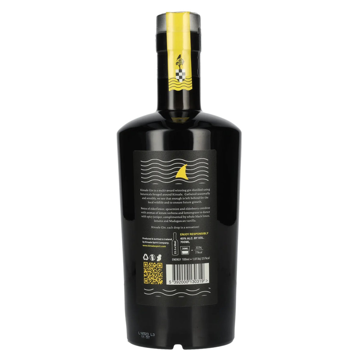 Kinsale Gin 40% ABV 0.7 litres