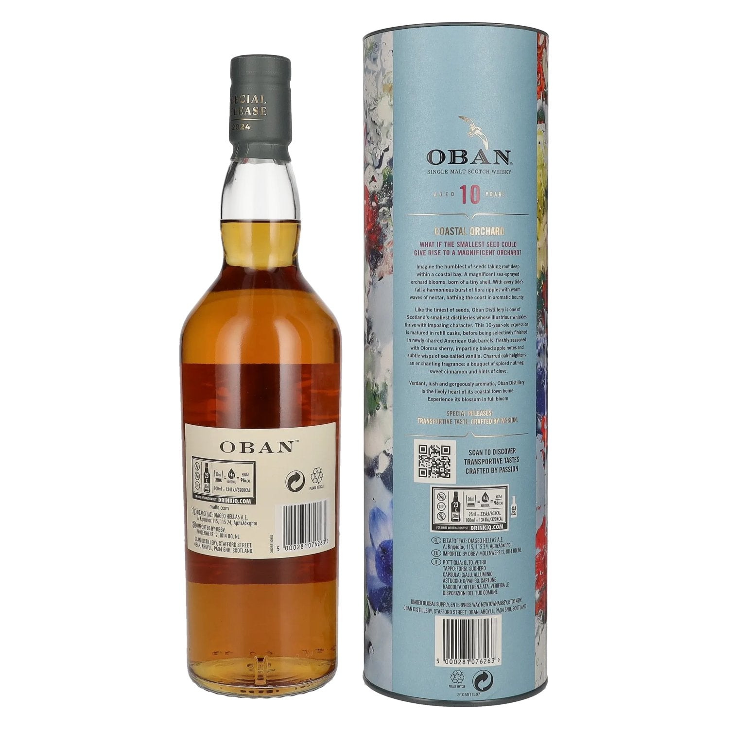 Oban 10 Years Old Coastal Orchard Single Malt Special Release 2024 58% Vol. 0,7l en boîte cadeau