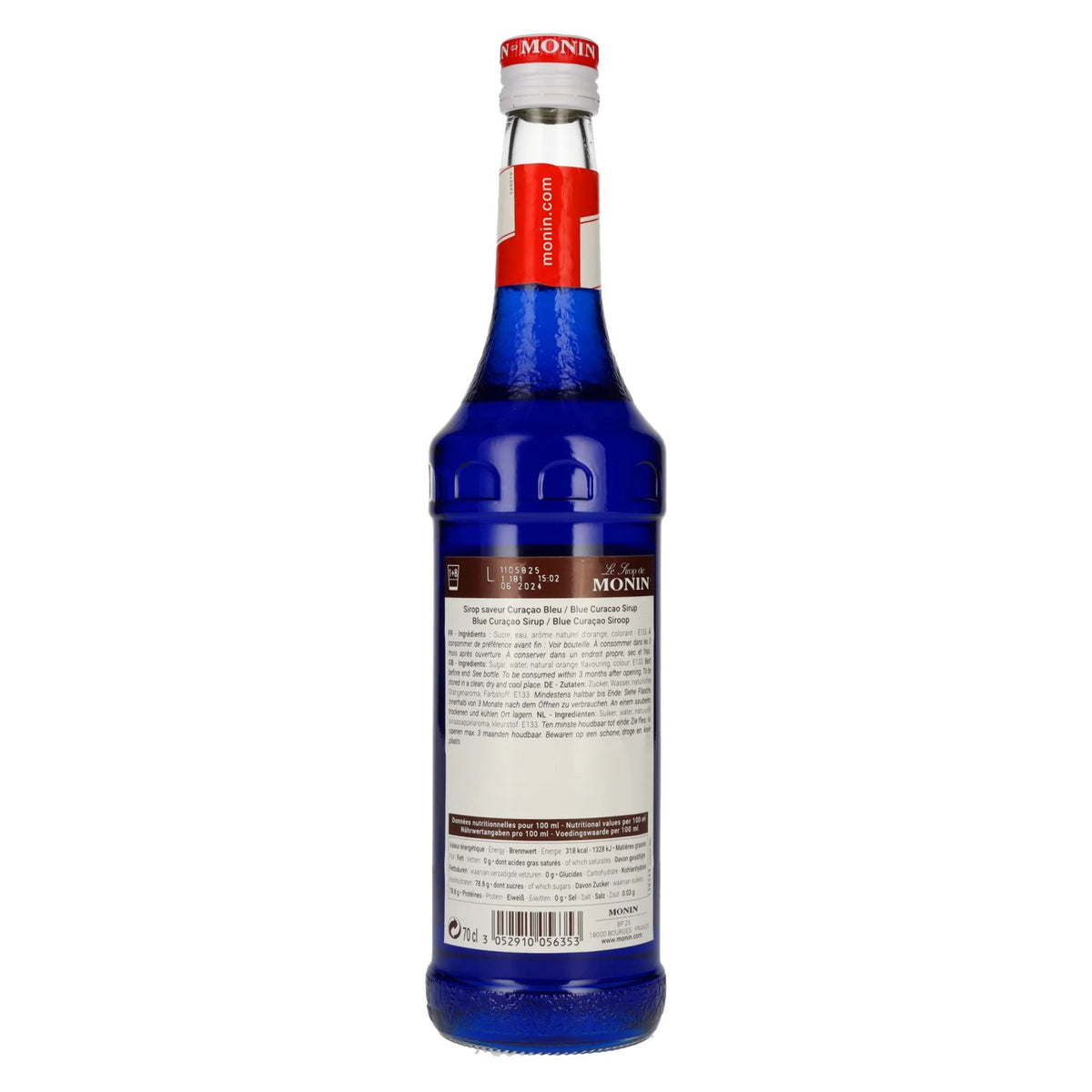 Sirop Monin CURACAO BLEU 0,7 l