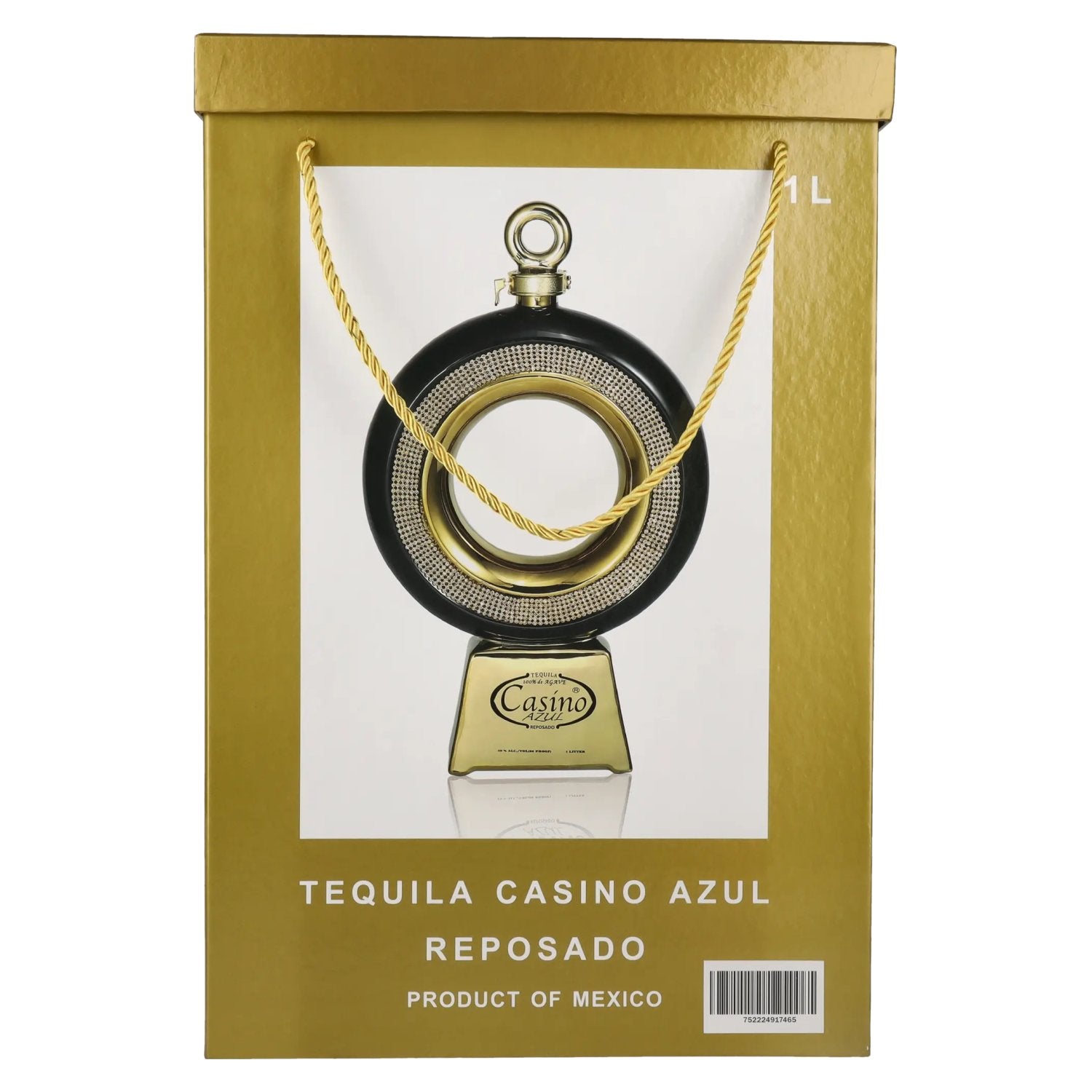 Casino Azul REPOSADO 100% de Agave Tequila 40% Vol. 1l in Geschenkbox