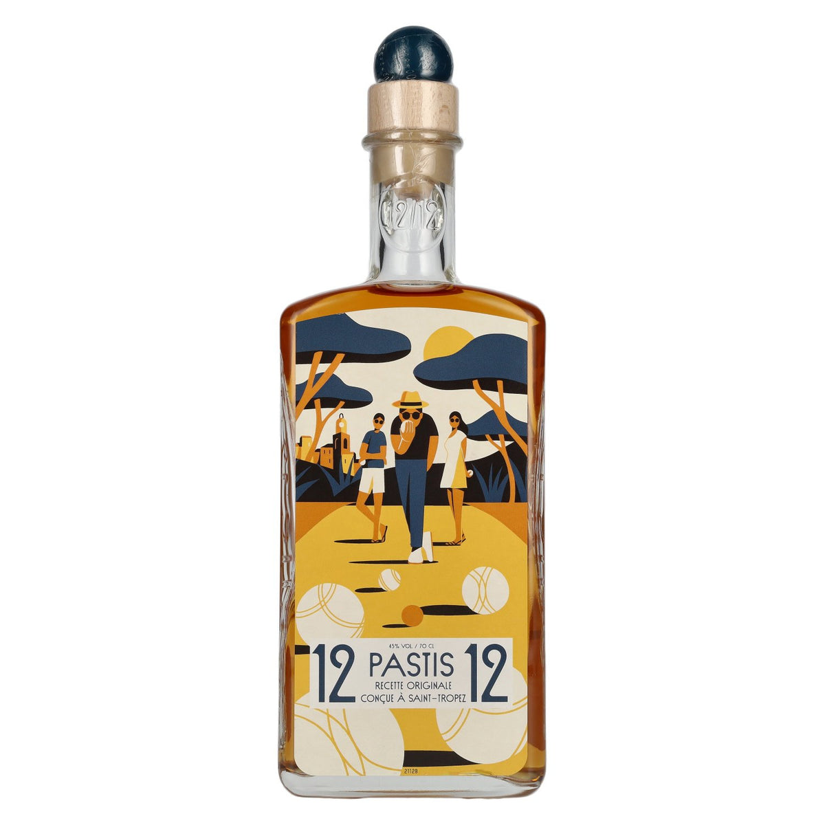 Pastis 12/12 Recette Originale Conçue à Saint-Tropez 45% Vol. 0,7l