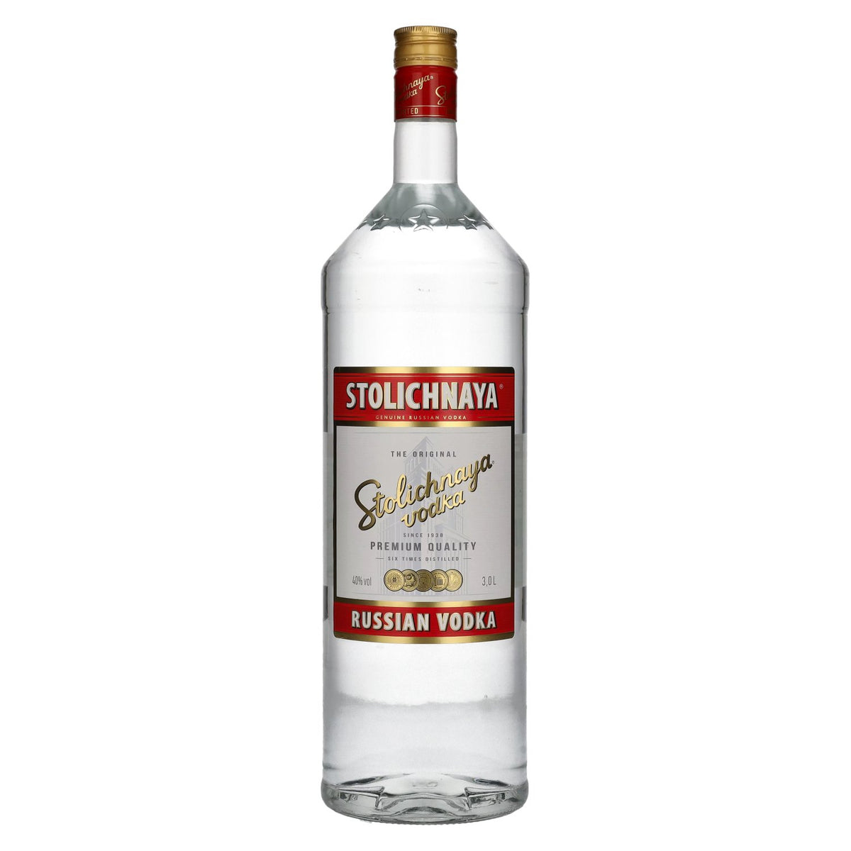 Stolichnaya Premium Vodka FKP 40% Vol. 3l