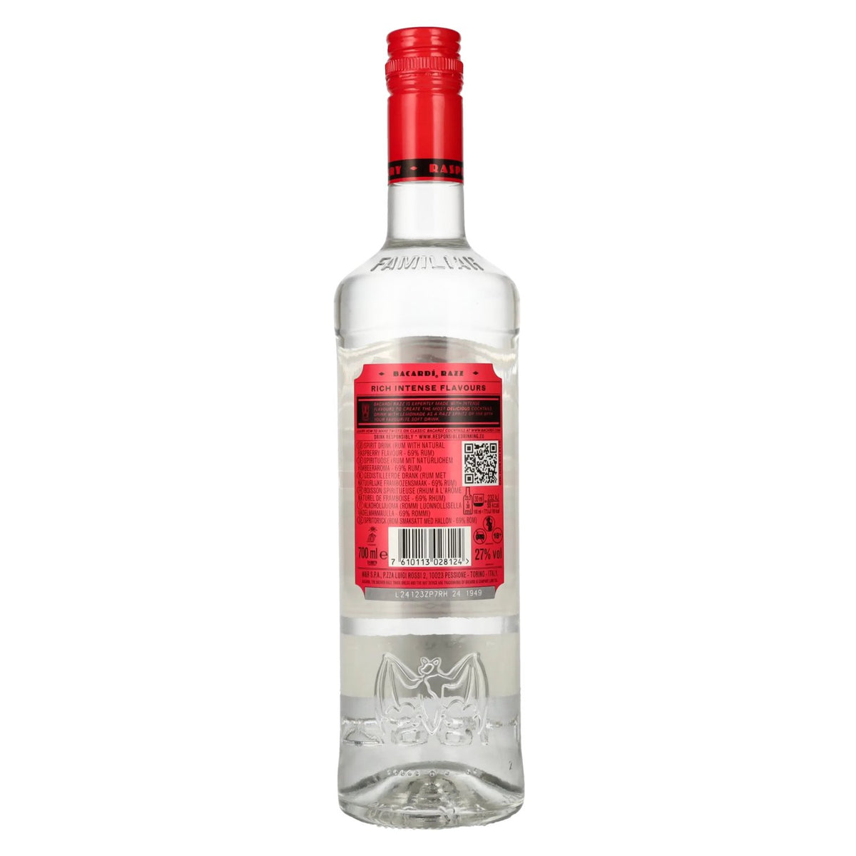 Bacardi Razz Raspberry Spirit Drink 27% vol. 0,7l
