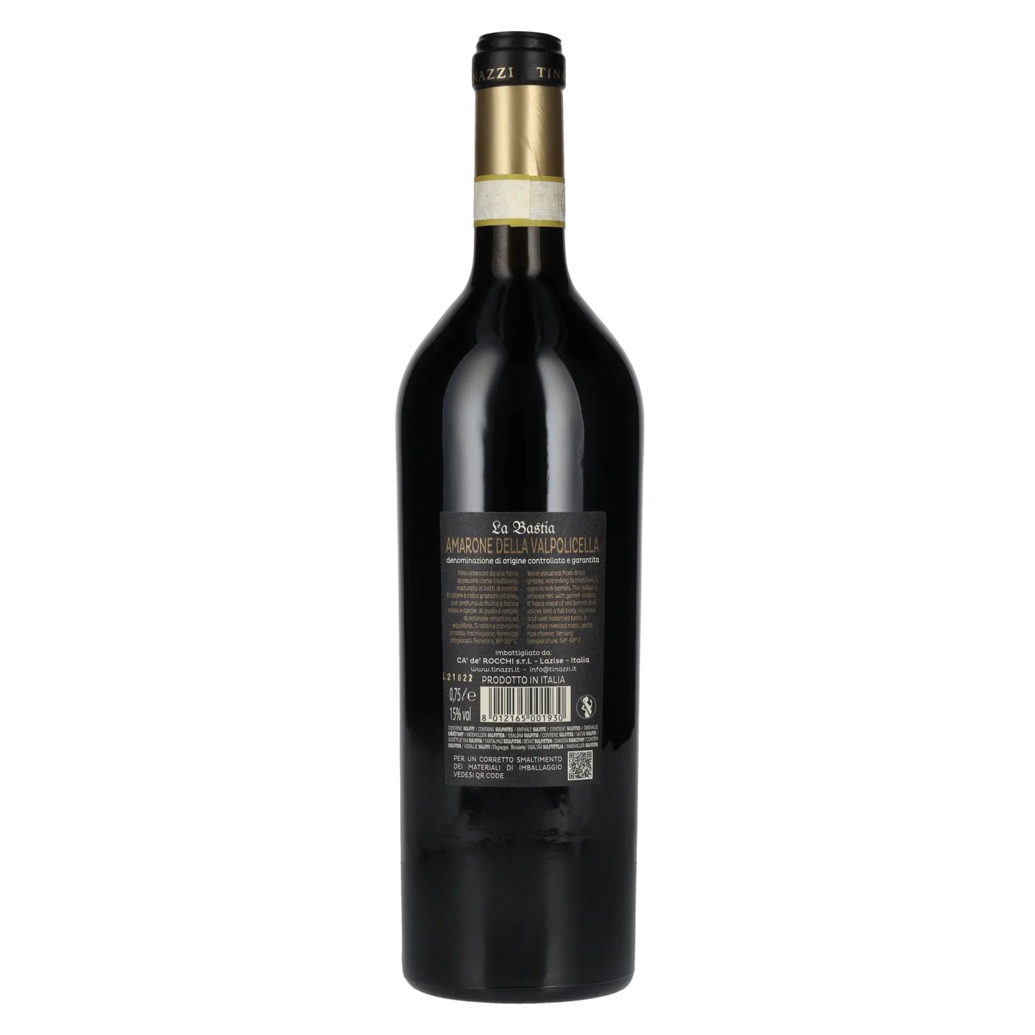 Ca de Rocchi La Bastia Amarone della Valpolicella Riserva DOCG 2018 15% Vol. 0,75l